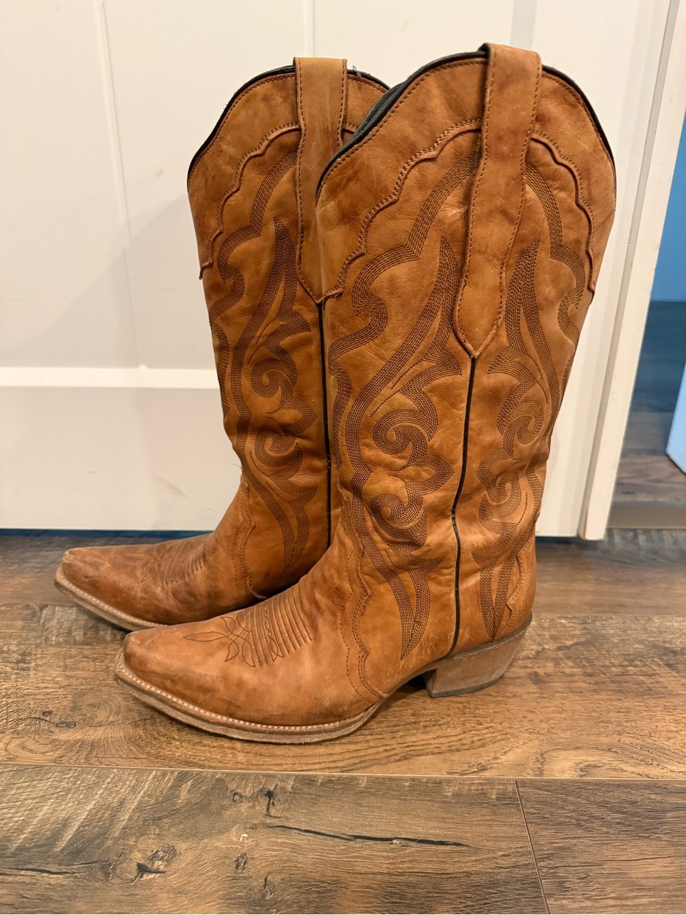 J.b Dillon Womens Ponderosa Western Cowgirl Boots 9B